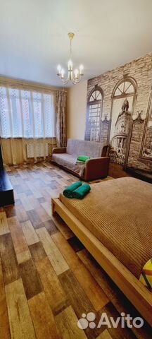 

1-к. квартира, 32 м², 2 кровати