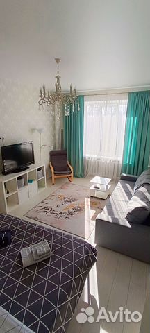 

1-к. квартира, 44 м², 2 кровати