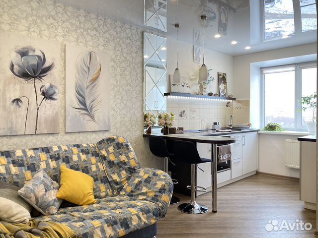 

1-к. квартира, 41 м², 2 кровати