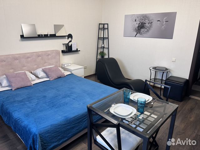 

Квартира-студия, 33 м², 2 кровати