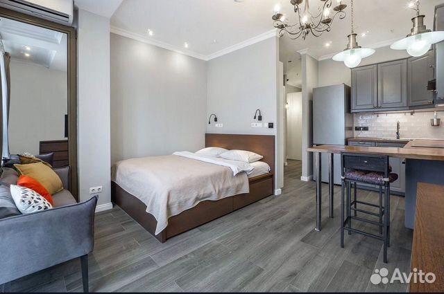 

Квартира-студия, 35 м², 1 кровать