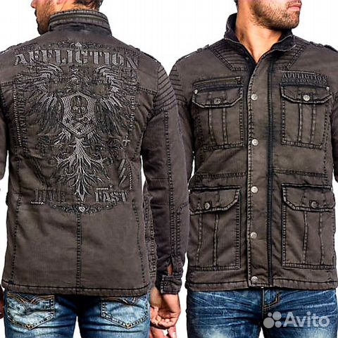 Нов.мужская куртка от Affliction Window Pane