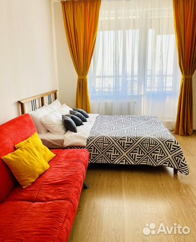 

Квартира-студия, 28 м², 2 кровати