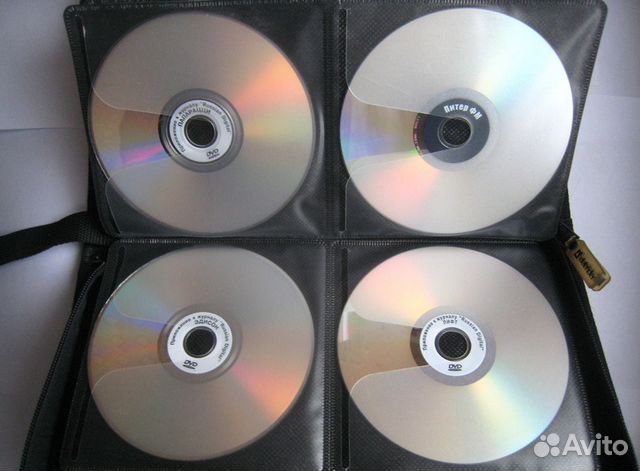 Бокс с DVD дисками - 50 штук