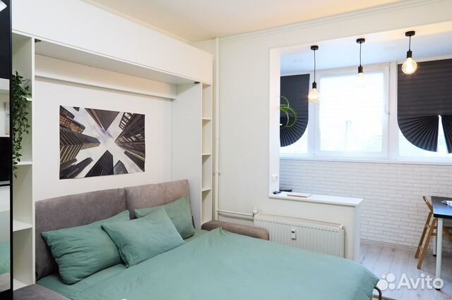 

Квартира-студия, 26 м², 2 кровати