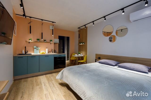 

Квартира-студия, 28 м², 1 кровать