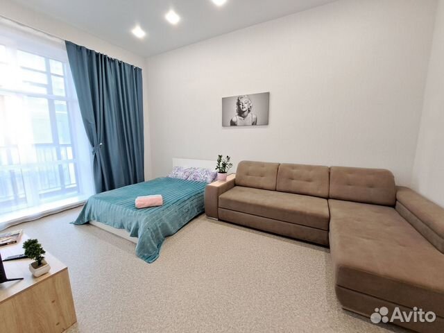 

1-к. квартира, 45 м², 2 кровати