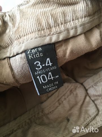 Zara вельветовые брюки и 2 кофточки 110 р Zara вельветовые брюки и 2 кофточки 110 р