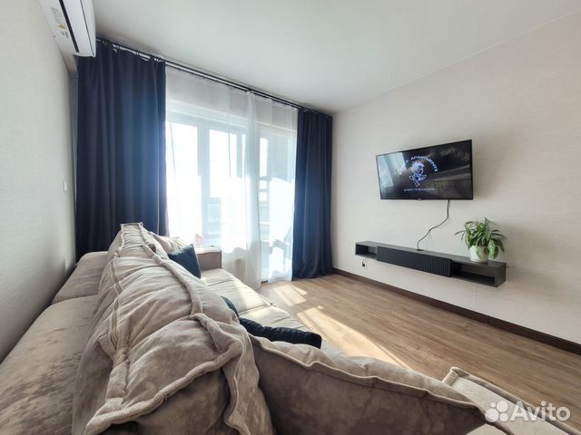 

1-к. квартира, 42 м², 2 кровати