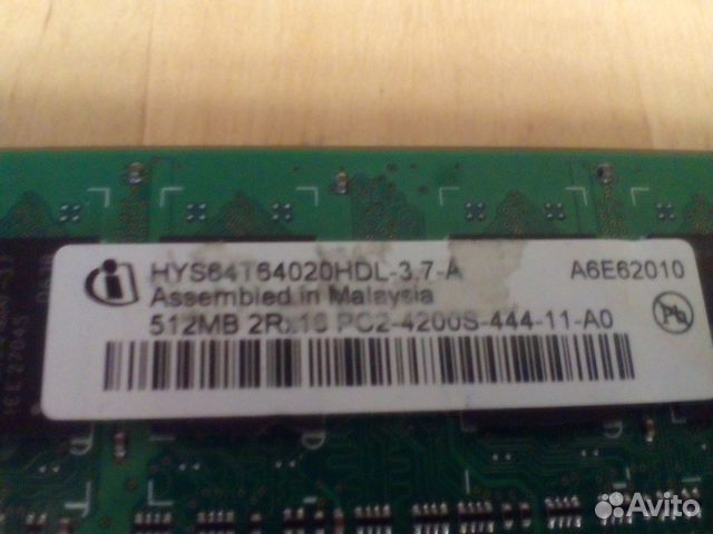 Модуль памяти для ноутбука, DDR2, 512Mb