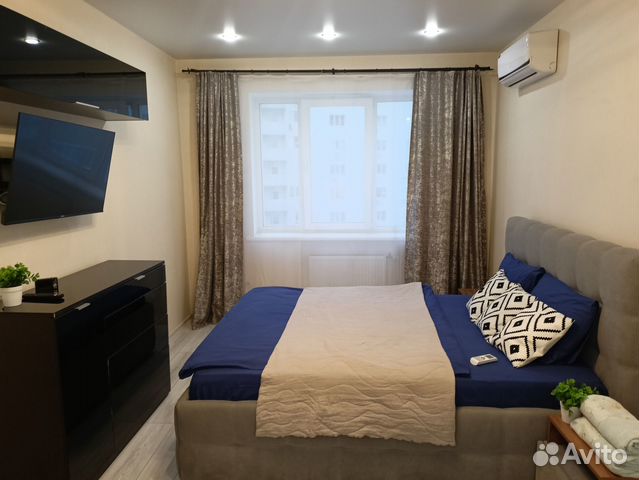

1-к. квартира, 39 м², 2 кровати