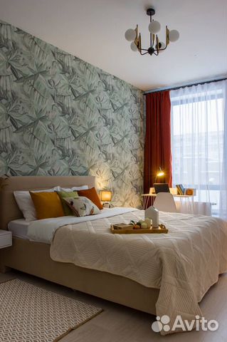

1-к. квартира, 42 м², 2 кровати
