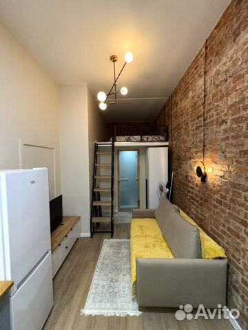 

Квартира-студия, 18 м², 2 кровати