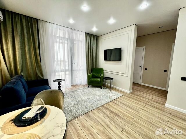

1-к. квартира, 42 м², 2 кровати