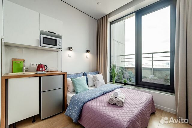 

Квартира-студия, 21 м², 1 кровать