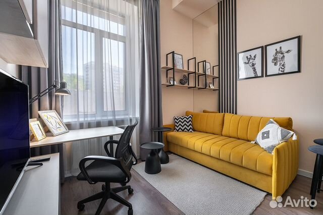 

Квартира-студия, 30 м², 2 кровати