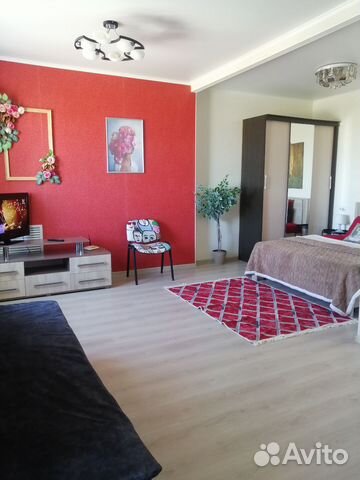 

1-к. квартира, 44 м², 2 кровати