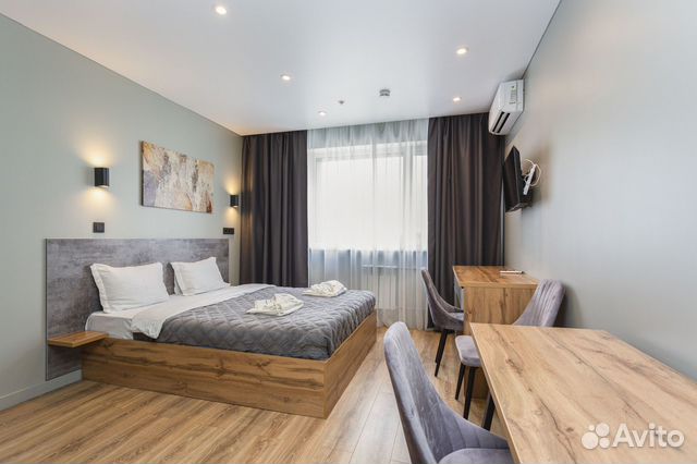 

Квартира-студия в апарт-отеле, 21 м², 2 кровати