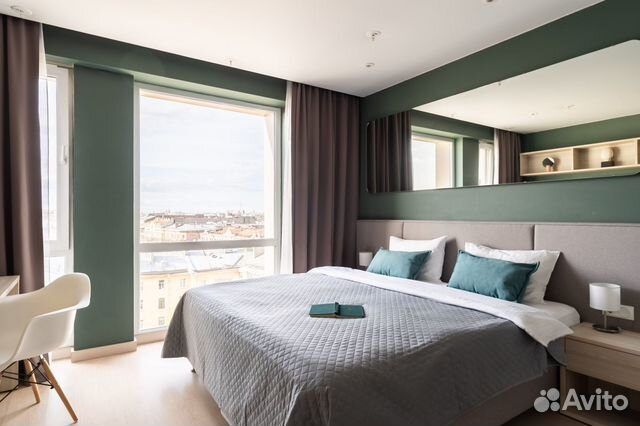 

Квартира-студия, 27 м², 1 кровать