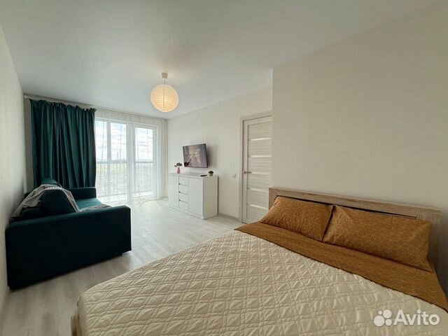

1-к. квартира, 40 м², 2 кровати