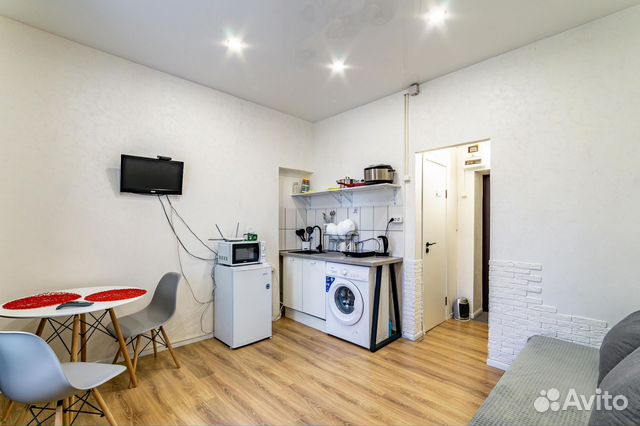 

Квартира-студия, 17 м², 1 кровать