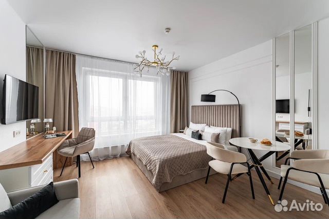 

Квартира-студия, 25 м², 2 кровати