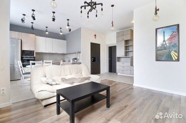 

1-к. квартира, 55,6 м², 2 кровати