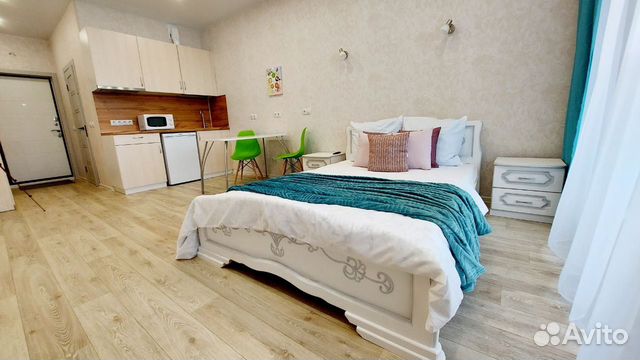 

Квартира-студия, 28 м², 1 кровать