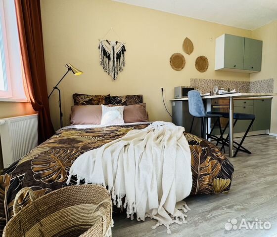 

Квартира-студия, 32 м², 1 кровать