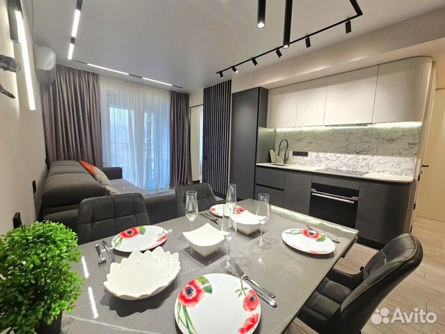 

1-к. квартира, 40 м², 2 кровати