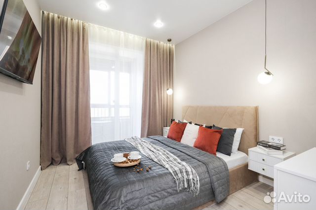 

1-к. квартира, 35 м², 2 кровати