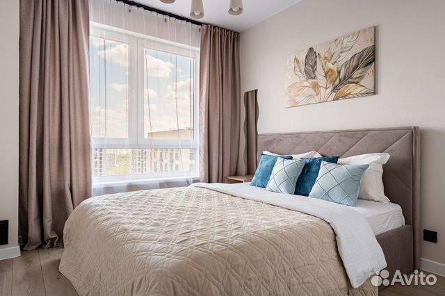 

1-к. квартира, 43 м², 2 кровати