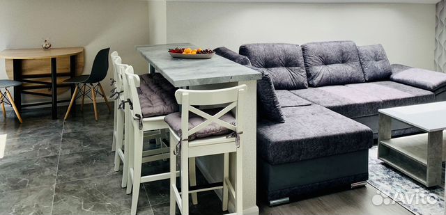 

1-к. квартира, 52 м², 3 кровати