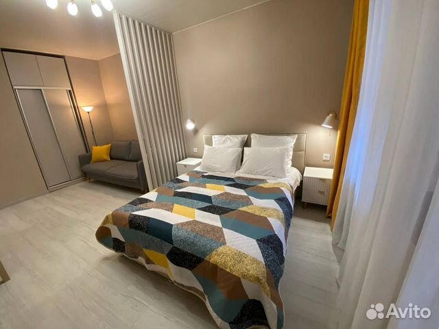 

1-к. квартира, 44 м², 2 кровати