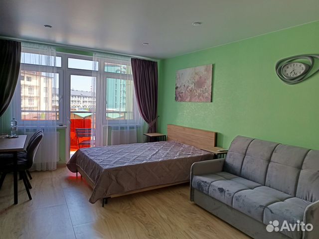 

Квартира-студия, 32 м², 2 кровати