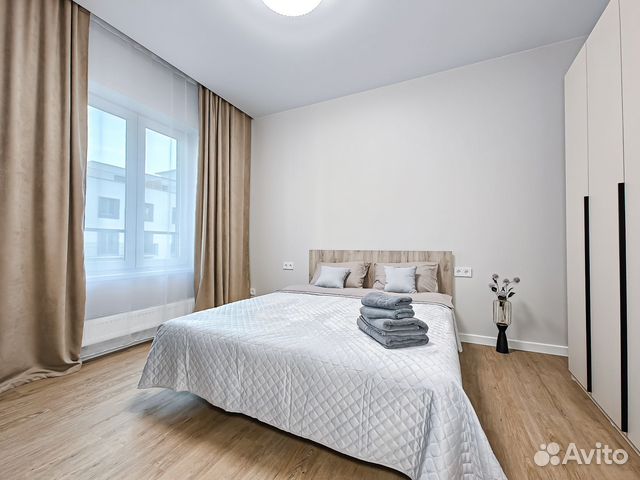 

1-к. квартира, 40 м², 2 кровати