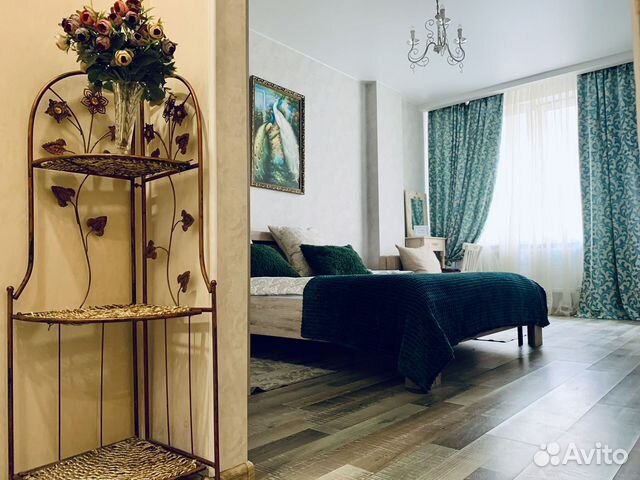 

1-к. квартира, 44 м², 2 кровати
