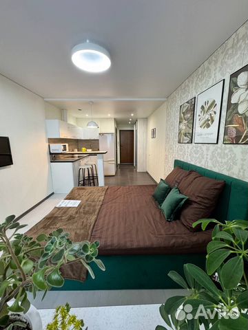 

Квартира-студия, 25 м², 2 кровати