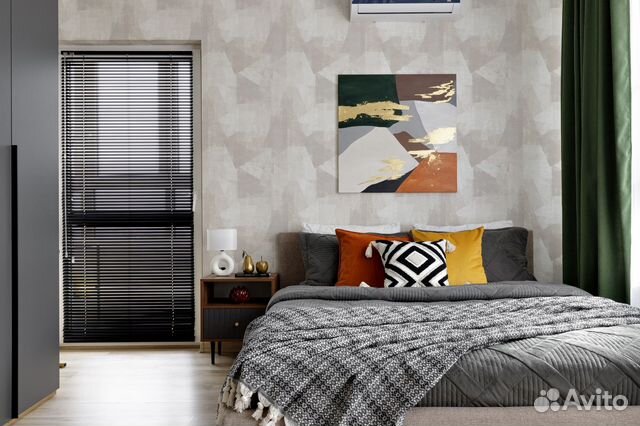 

1-к. квартира, 45 м², 2 кровати
