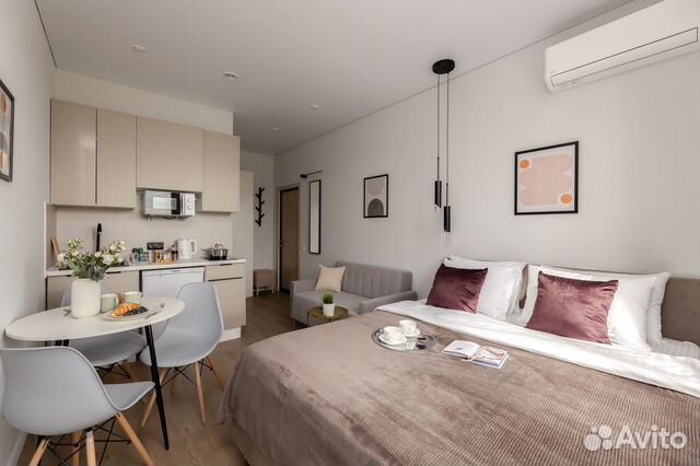 

1-к. квартира, 22 м², 2 кровати