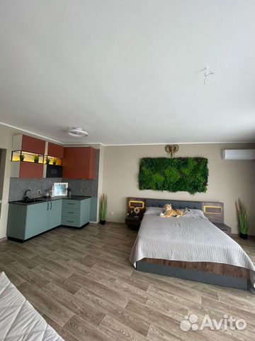 

Квартира-студия, 39 м², 2 кровати