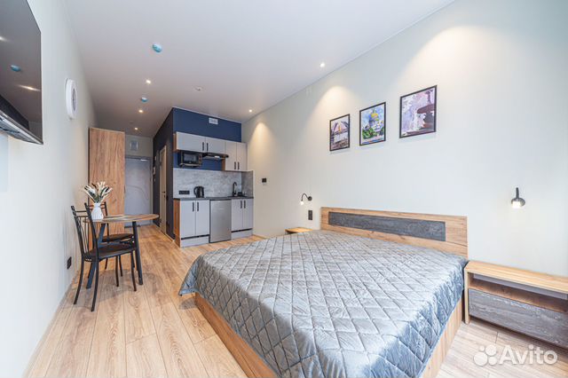 

Квартира-студия, 30 м², 1 кровать