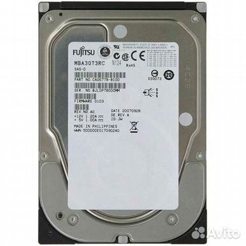 Жесткий диск для сервера Fujitsu MBA3073RC SAS