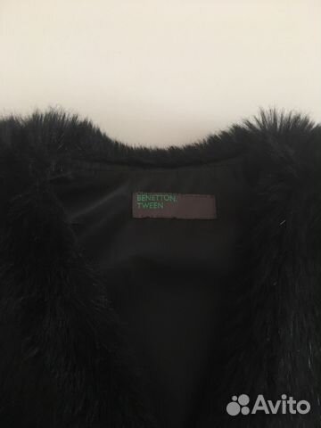 Жилет из искусственного меха Benetton (для девочки