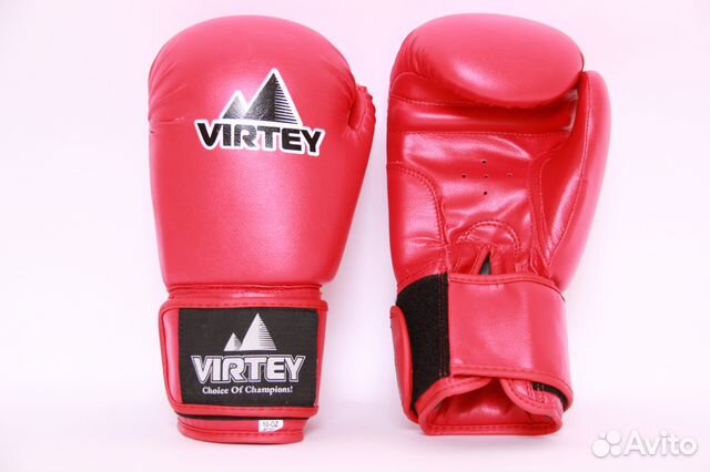Перчатки боксерские Virtey красные BG01 PVC новые Перчатки боксерские Virtey красные BG01 PVC новые