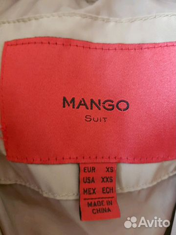 Женский пуховик Mango размер xs