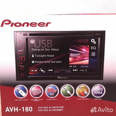 Автомагнитола Pioneer MVH-AV180