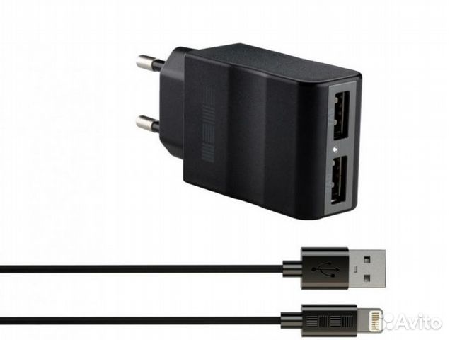 Фирменная Зарядное для iPad (2 USB 2.1A) + кабель