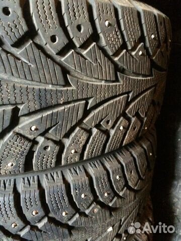 Шины бу r16 215 65 Hankook I-pike зимние шипованны Шины бу r16 215 65 Hankook I-pike зимние шипованны
