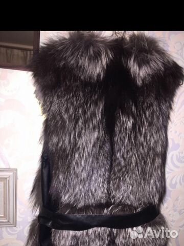 Жилет чернобурка Жилет чернобурка